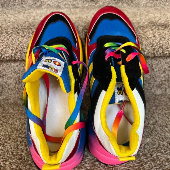 Kosseco Women's Lace Up Orthopedic Arch Wide Colorful Fashion Sneakers - Picture 8 of 14